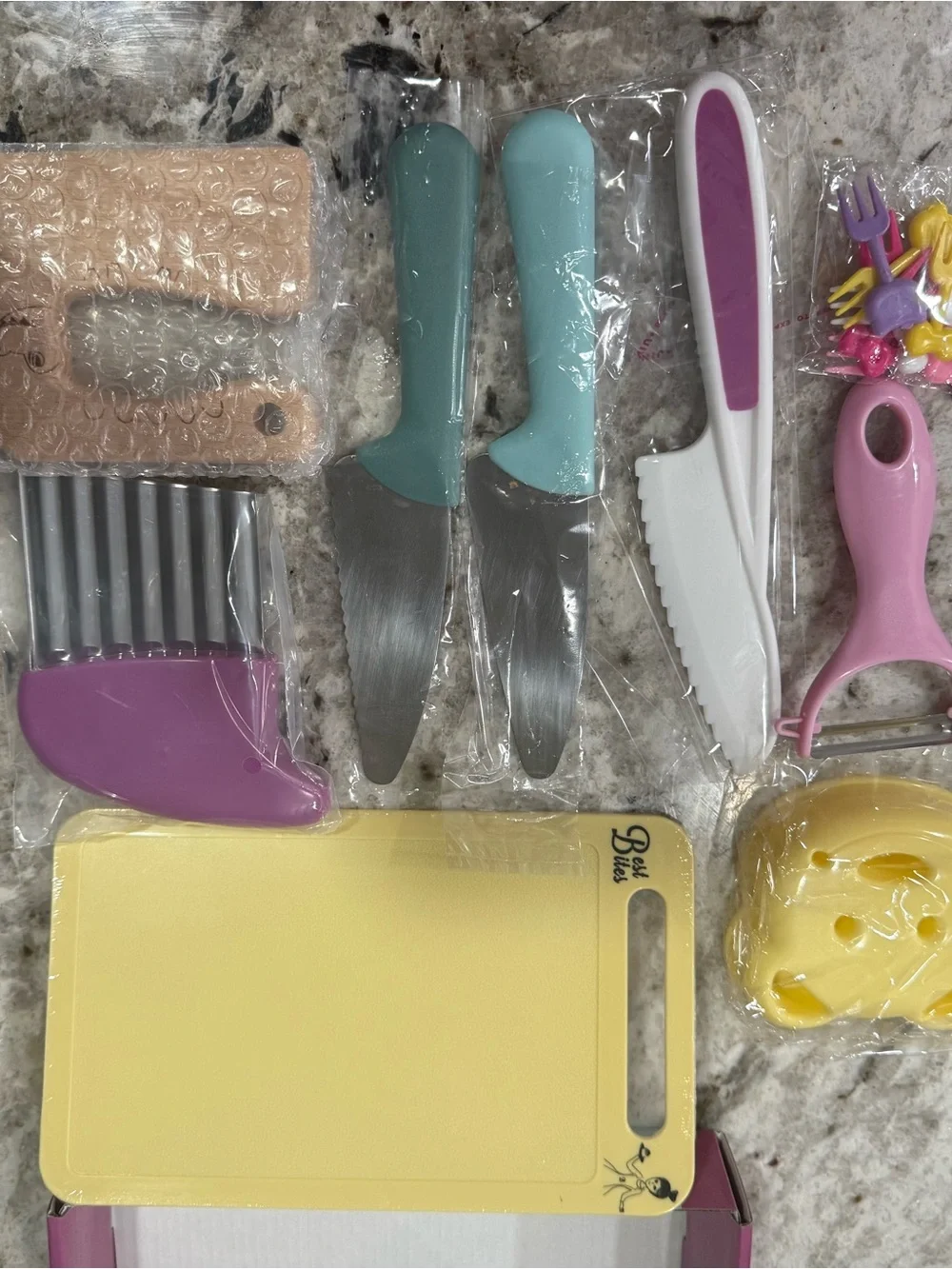 Kids Play Baking Set - Pink & Teal